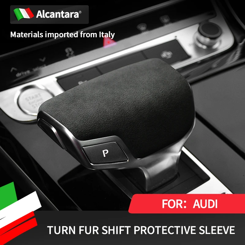 FOR18-19 Audi A8L gear cover Q8 gear lever head cover Alcantara suede gear cover modification
FOR18-19 Audi A8L gear cover Q8 gear lever head cover Alcantara suede gear cover modification