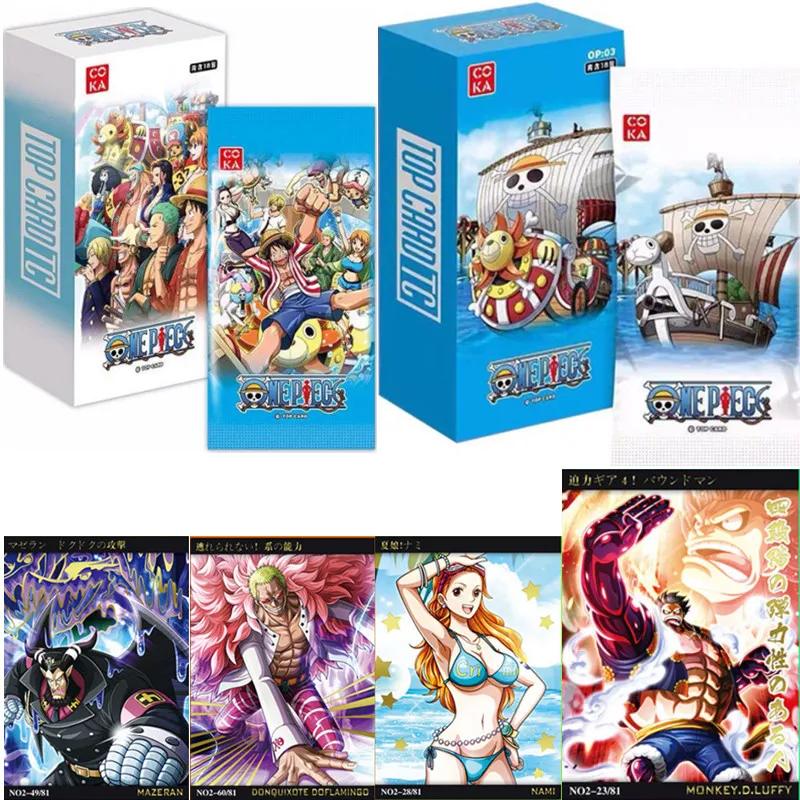 2022 One Pieces Collection Card Kids Toys Cartas Luffy Zoro Sanji Nami TCG Game Carte Japanese Anime Cards Children Gift
2022 One Pieces Collection Card Kids Toys Cartas Luffy Zoro Sanji Nami TCG Game Carte Japanese Anime Cards Children Gift