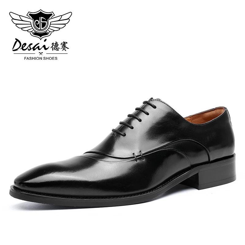 Мужские туфли-оксфорды из натуральной кожи, на шнуровке
Мужские туфли-оксфорды из натуральной кожи, на шнуровке