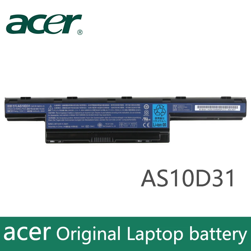 Оригинальный аккумулятор для ноутбука Acer 4551G 4741G 5741G 5742G 5750G 7750G 7760G AS10D51 AS10D71 AS10D81