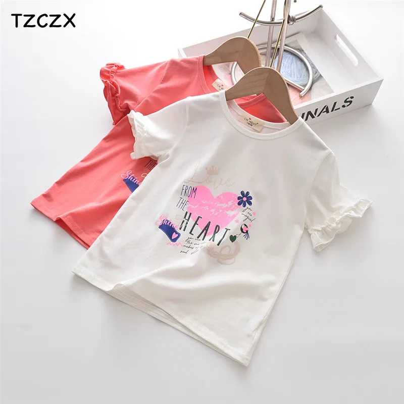 New Children Girls T-shirts European and American Style Printing Letters Pattern Cotton 100% Kids Short-sleeve T-shirts Clothing
New Children Girls T-shirts European and American Style Printing Letters Pattern Cotton 100% Kids Short-sleeve T-shirts Clothing