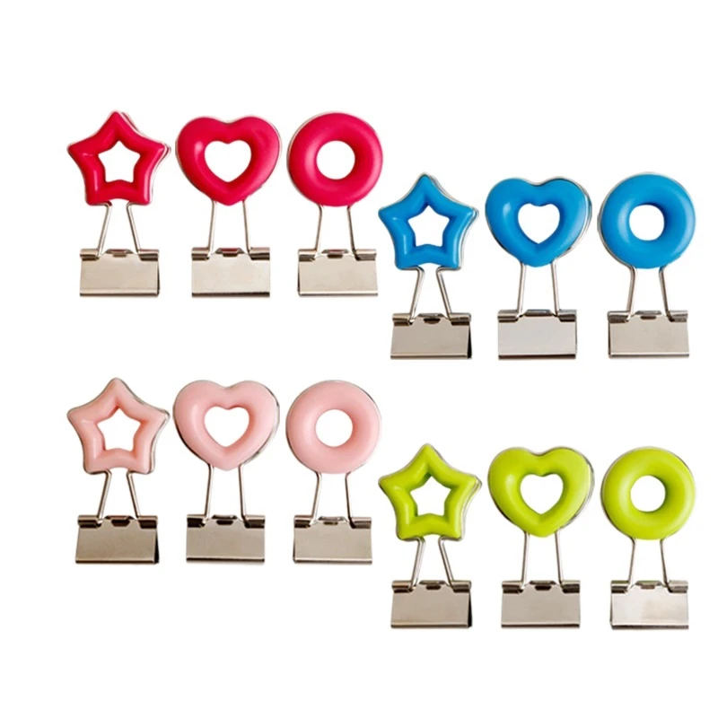 12 Pcs Binder Clips Paper Clamps 4 Colors Paper Binder Clip Long Tail Clip with Holess Metal Fold Back Clips with Box
12 Pcs Binder Clips Paper Clamps 4 Colors Paper Binder Clip Long Tail Clip with Holess Metal Fold Back Clips with Box