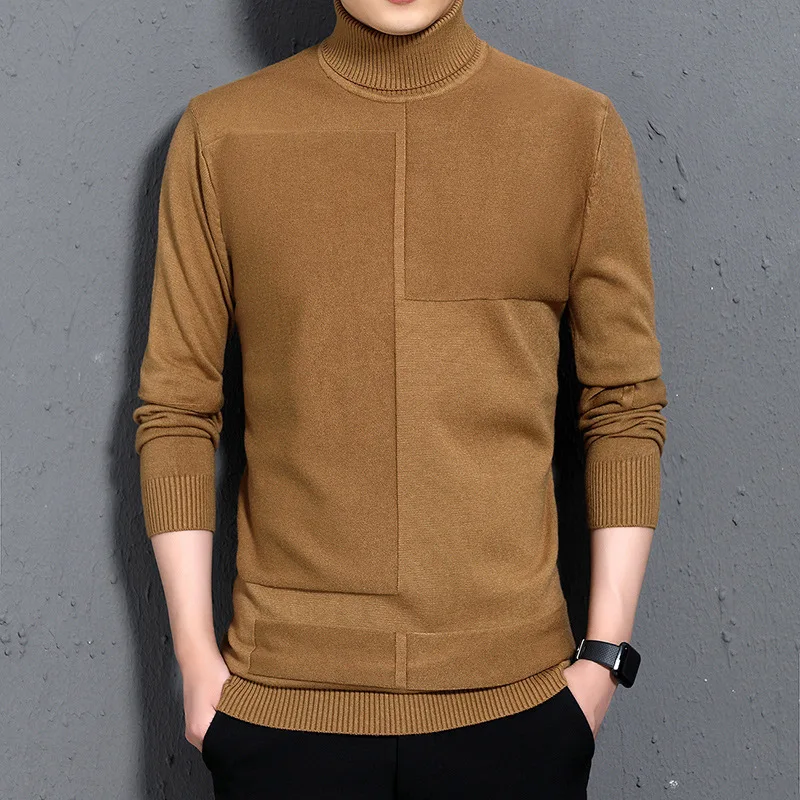 High Neck Solid Turtleneck Sweater Men Knit wear Pullover Spring Autumn Korean Sweater Pullovers Men Clothing Turtle neck
High Neck Solid Turtleneck Sweater Men Knit wear Pullover Spring Autumn Korean Sweater Pullovers Men Clothing Turtle neck