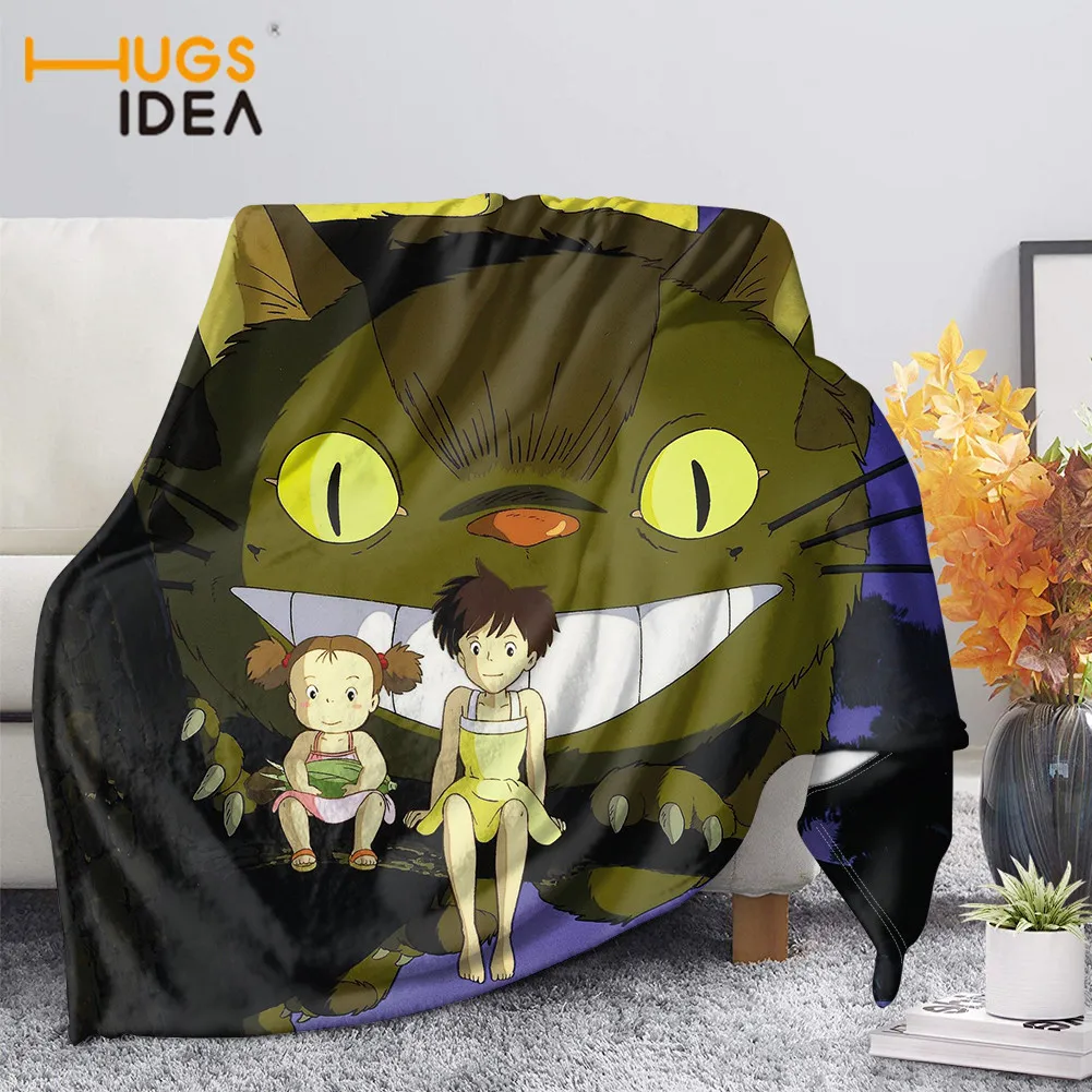 HUGSIDEA Cute Syle Anime Blankters for Children My Neighbor Totoro Pattern Fleece Throw Blankets Modern Home Decortion for Sofa
HUGSIDEA Cute Syle Anime Blankters for Children My Neighbor Totoro Pattern Fleece Throw Blankets Modern Home Decortion for Sofa