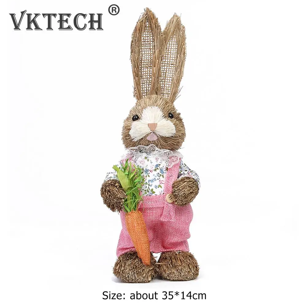 Easter Decoration Simulation Easter Cute Rabbit Ornament Creative Straw Photography Props Home Festival Party Window Decoration
Easter Decoration Simulation Easter Cute Rabbit Ornament Creative Straw Photography Props Home Festival Party Window Decoration