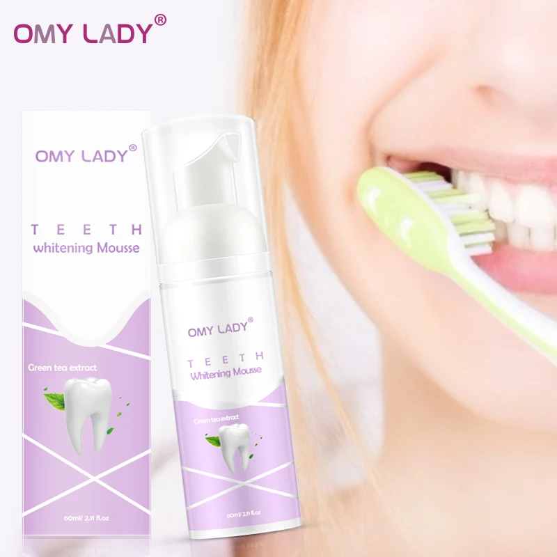 New Version Teeth Whitening Mousse Toothpaste Dental Oral Hygiene Remove Stains Plaque Teeth Cleaning Tooth White Tool
New Version Teeth Whitening Mousse Toothpaste Dental Oral Hygiene Remove Stains Plaque Teeth Cleaning Tooth White Tool