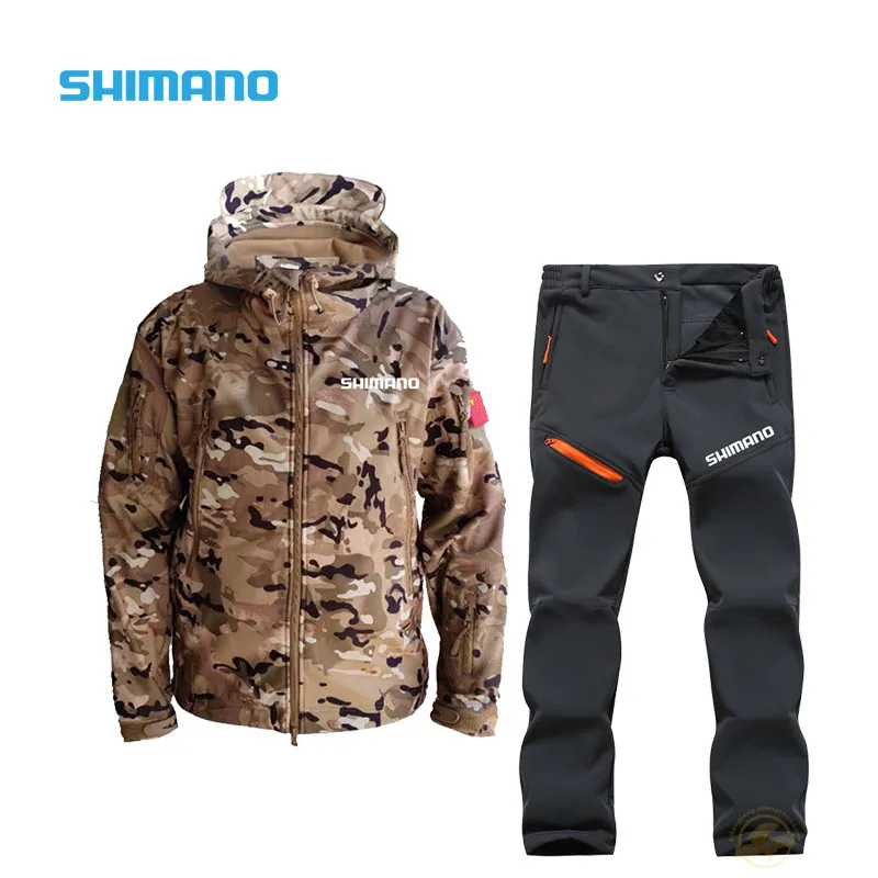 SHIMANO Men's Autumn Winter Fishing Suits Outdoor Breathable Sport Windproof Fishing Clothing Mountaineering High Quality Set
SHIMANO Men's Autumn Winter Fishing Suits Outdoor Breathable Sport Windproof Fishing Clothing Mountaineering High Quality Set