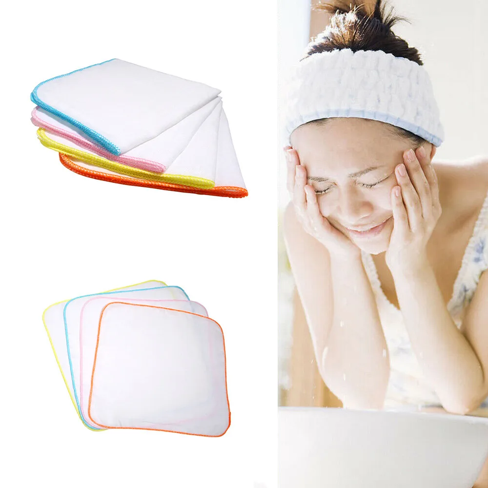 10pcs Soft Face Refresh Clean Towel Cotton Muslin Cloth Makeup Remover Facial Cleansing Pad Square Type Skin Care Tool New
10pcs Soft Face Refresh Clean Towel Cotton Muslin Cloth Makeup Remover Facial Cleansing Pad Square Type Skin Care Tool New