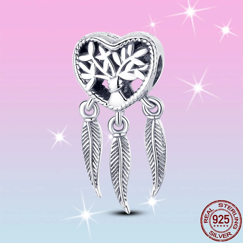 2021 New HOT SALE 100% Sterling Silver 925 Tree Of Life Feathers Charms Fit Original Pandora Bracelet For Women Jewelry Gift
2021 New HOT SALE 100% Sterling Silver 925 Tree Of Life Feathers Charms Fit Original Pandora Bracelet For Women Jewelry Gift