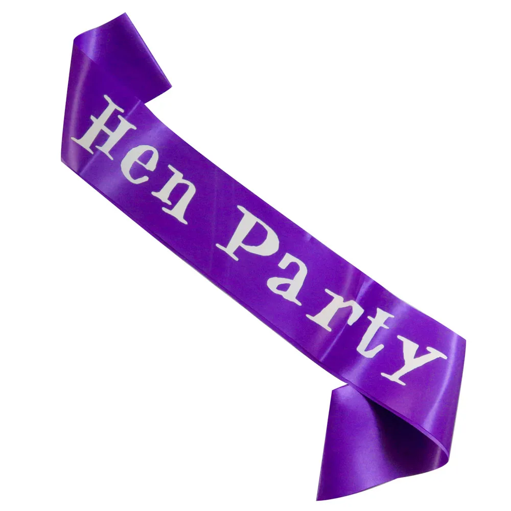 3pcs Purple Bachelorette Hen party sash 2020 New Design white letters bridel shower Girls night out wedding event celebration
3pcs Purple Bachelorette Hen party sash 2020 New Design white letters bridel shower Girls night out wedding event celebration