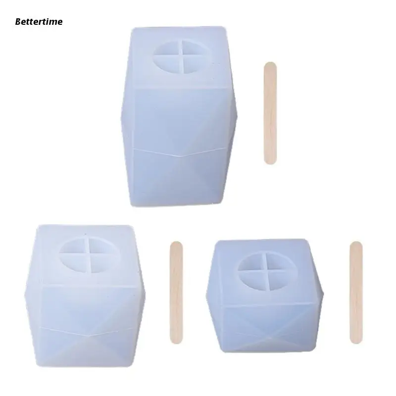 B36D Candlestick Silicone Molds Tealight Holder Epoxy Casting Molds Soap Candle Holder Resin Moulds DIY Craft Moulds
B36D Candlestick Silicone Molds Tealight Holder Epoxy Casting Molds Soap Candle Holder Resin Moulds DIY Craft Moulds