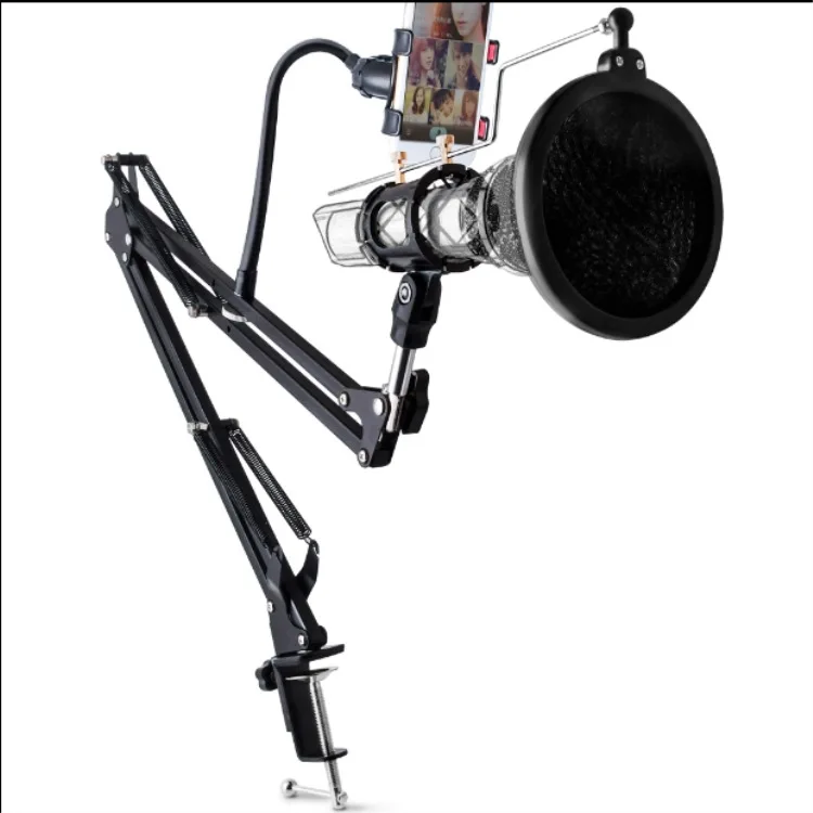 New Professional Adjustable Handheld Metal Suspension Mic Holder Microphone Desktop Stand
New Professional Adjustable Handheld Metal Suspension Mic Holder Microphone Desktop Stand
