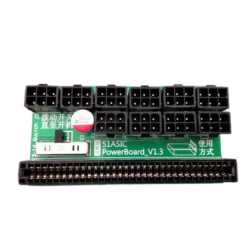 1600W Ethereum ETH ZEC Mining Server Power Supply 12V GPU PSU Breakout Board 9ports 6p+1port 4p connector for Mining Ethereum
1600W Ethereum ETH ZEC Mining Server Power Supply 12V GPU PSU Breakout Board 9ports 6p+1port 4p connector for Mining Ethereum