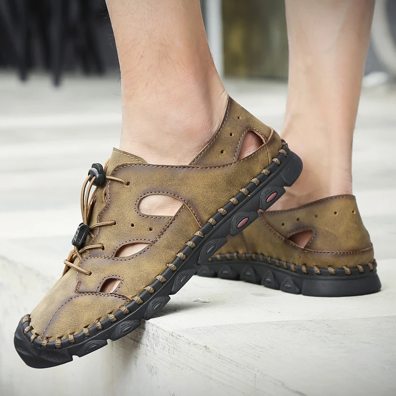 Mens Summer Sandles Summer Breathable Mesh Shoes Men Work Men's Sandals Sneakers Zapatos De Verano Para Hombre
Mens Summer Sandles Summer Breathable Mesh Shoes Men Work Men's Sandals Sneakers Zapatos De Verano Para Hombre