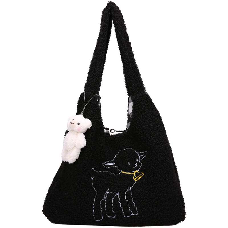 Lambswool Shoulder Bags 2020 Winter Totes Soft Plush Faux Fur Handbags and Purses Lady Casual High Capacity Hand Bag
Lambswool Shoulder Bags 2020 Winter Totes Soft Plush Faux Fur Handbags and Purses Lady Casual High Capacity Hand Bag