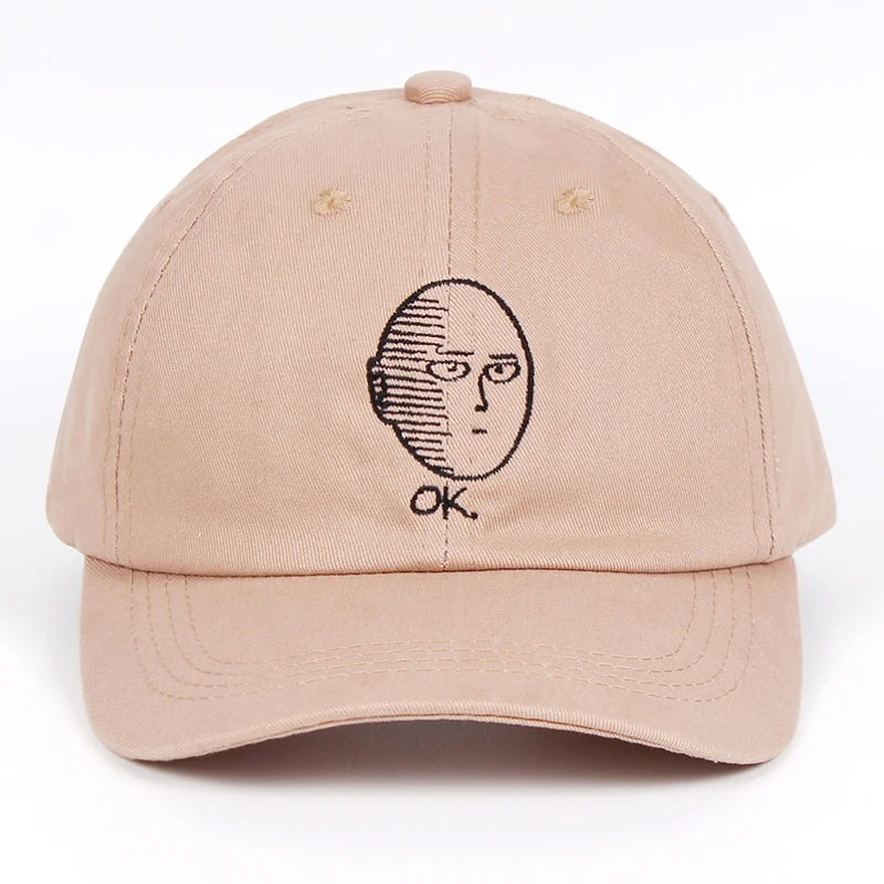 One Punch-man Father Day Gift Hat 100% Cotton Baseball Cap Anime Fan Embroidery Funny Hats For Women Men Ok Man Hip Hop Snapback
One Punch-man Father Day Gift Hat 100% Cotton Baseball Cap Anime Fan Embroidery Funny Hats For Women Men Ok Man Hip Hop Snapback