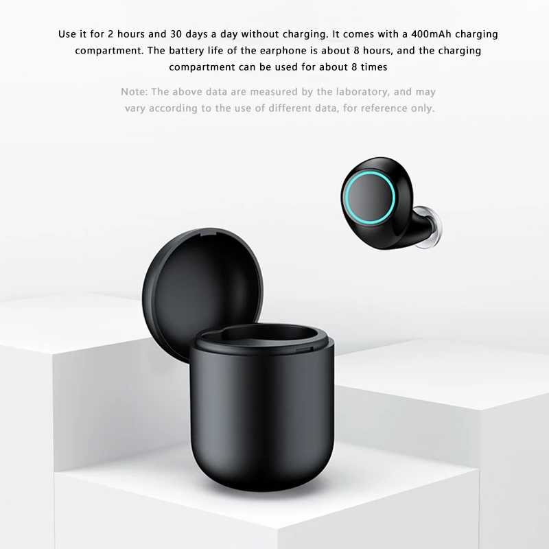 Sanag I3 Bluetooth Headset, Tws Single Ear Wireless Sports Gaming Headset for Apple, Samsung and Other Mobile Phones
Sanag I3 Bluetooth Headset, Tws Single Ear Wireless Sports Gaming Headset for Apple, Samsung and Other Mobile Phones