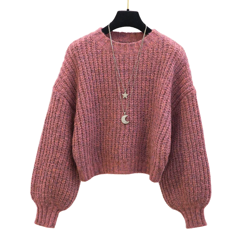 Lucyever Pullover Women Sweater Harajuku Loose Knitted Crop Top Long Sleeve Winter Warm Jumper Casual Fall Thick Sweet Sweater
Lucyever Pullover Women Sweater Harajuku Loose Knitted Crop Top Long Sleeve Winter Warm Jumper Casual Fall Thick Sweet Sweater