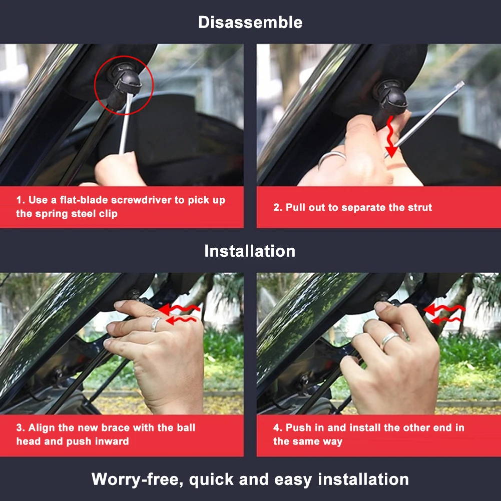 2Pcs Car Refit Bonnet Hood Cover Gas Shock Absorber Lift Strut Bars Support Rod Hydraulic Rod for Tesla Model 3
2Pcs Car Refit Bonnet Hood Cover Gas Shock Absorber Lift Strut Bars Support Rod Hydraulic Rod for Tesla Model 3