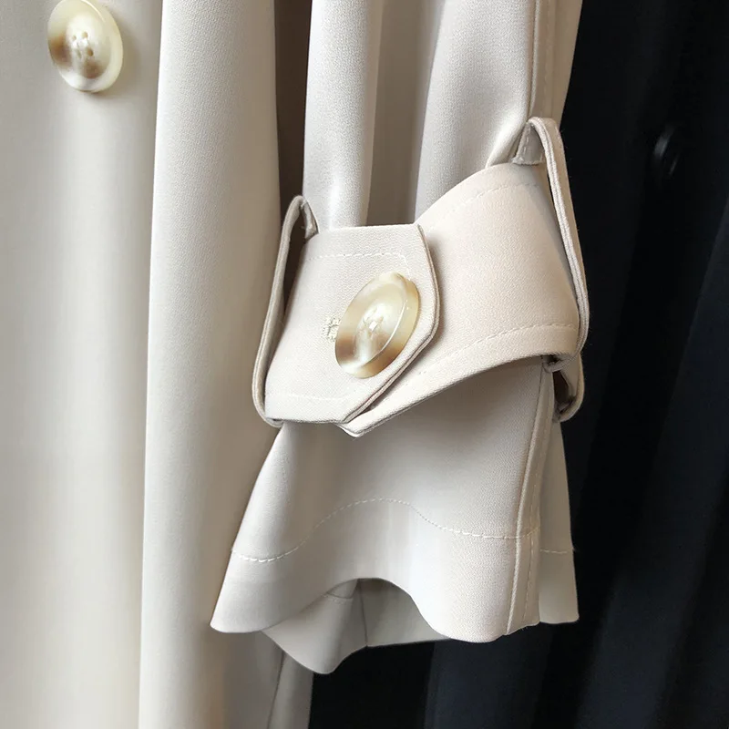 Spring Autumn Woman Trench Coat Turn-down Collar Buttons Full Sleeves Long Office Ladies Women Jackets Coats
Spring Autumn Woman Trench Coat Turn-down Collar Buttons Full Sleeves Long Office Ladies Women Jackets Coats