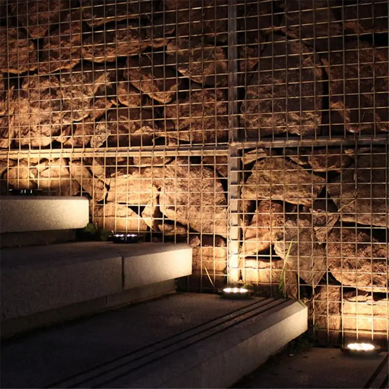 Outdoor 8LED Solar Lamp Stainless Steel Solar Panel Underground Light Lawn Light Waterproof Wall Lights Garden Courtyard Light 
Outdoor 8LED Solar Lamp Stainless Steel Solar Panel Underground Light Lawn Light Waterproof Wall Lights Garden Courtyard Light