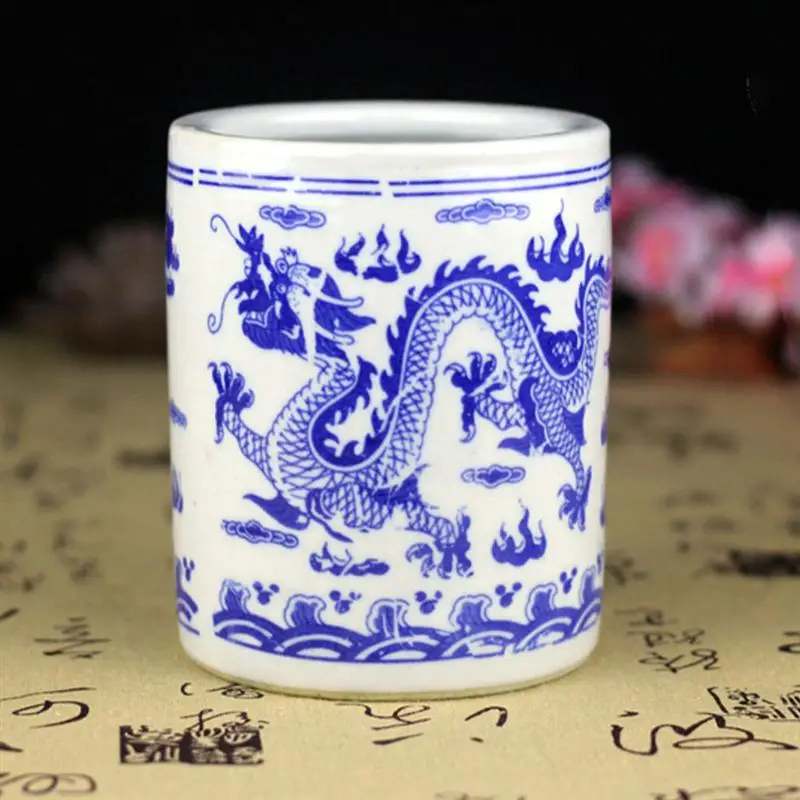 Retro Ceramic Pen Storage Holder Brush Container Calligraphy Supply Home Office Storage
Retro Ceramic Pen Storage Holder Brush Container Calligraphy Supply Home Office Storage