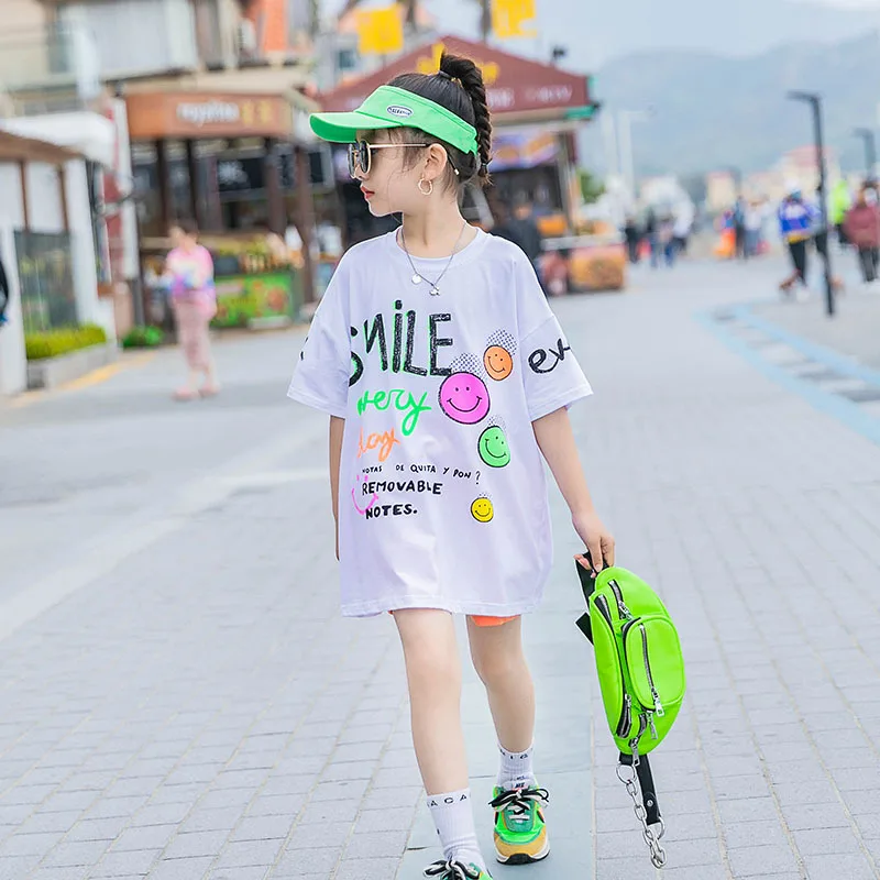 Girls' short sleeve T-shirt 2021 summer new children's Korean cartoon printed top shirt 7-43
Girls' short sleeve T-shirt 2021 summer new children's Korean cartoon printed top shirt 7-43