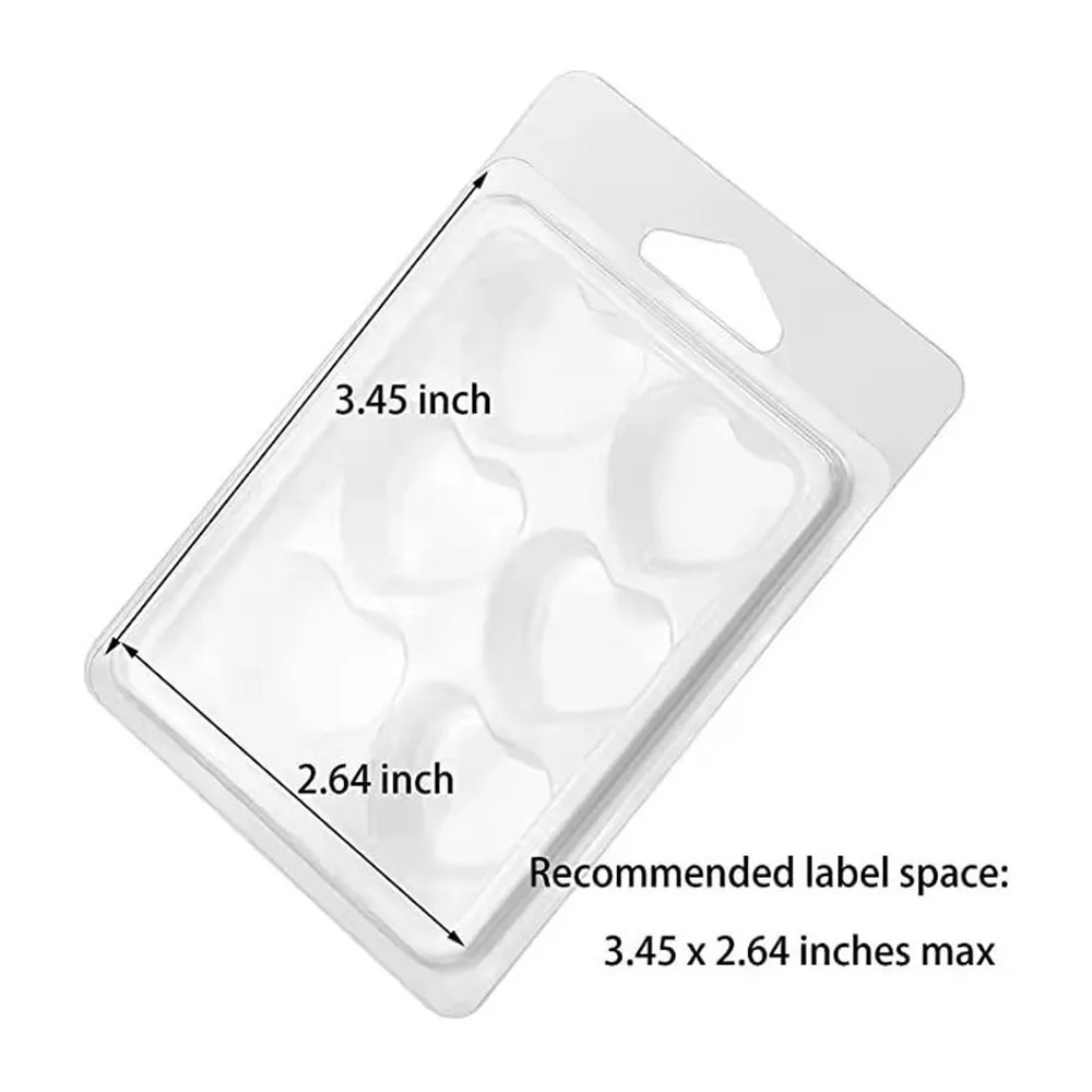 25pcs Heart Shape Plastic Wax Melt Molds Clear Empty Wax Melt Clamshells For Wickless Wax Melt Candles Boxes
25pcs Heart Shape Plastic Wax Melt Molds Clear Empty Wax Melt Clamshells For Wickless Wax Melt Candles Boxes