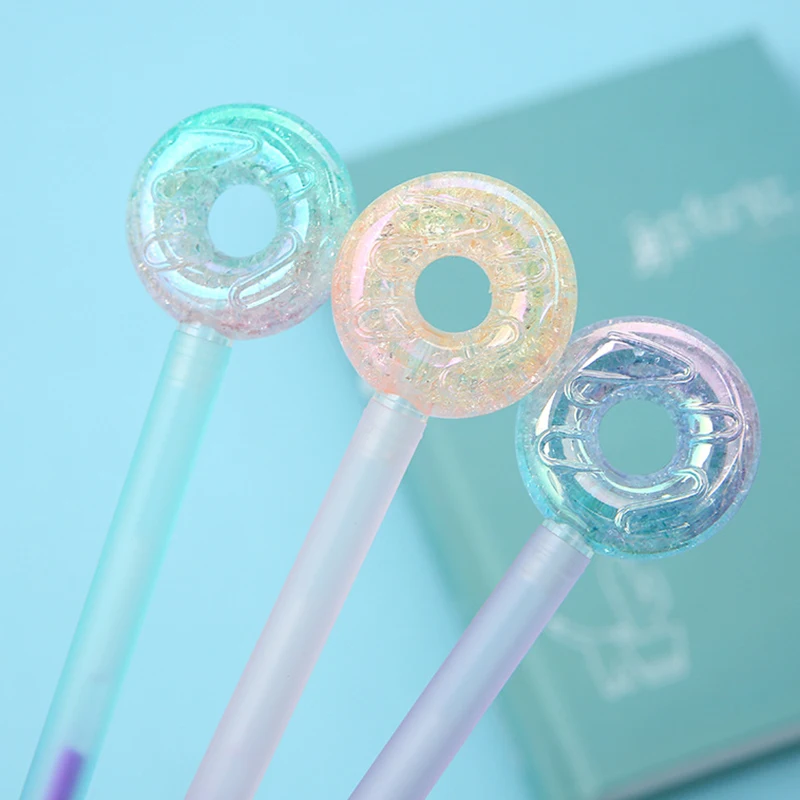12Pcs/Bulk Creative Rainbow Glitter Pens Donut Cute School Funny Colored Ink Pen Crystal Kawaii Ballpoint Kawai Stationery Thing
12Pcs/Bulk Creative Rainbow Glitter Pens Donut Cute School Funny Colored Ink Pen Crystal Kawaii Ballpoint Kawai Stationery Thing
