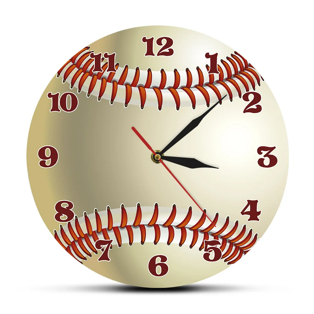 Round Baseball Nordic Wall Clock Sports Room Wall Decor Quartz Wall Clock Modern Design Home Decoration Gifts For Sports Players
Round Baseball Nordic Wall Clock Sports Room Wall Decor Quartz Wall Clock Modern Design Home Decoration Gifts For Sports Players