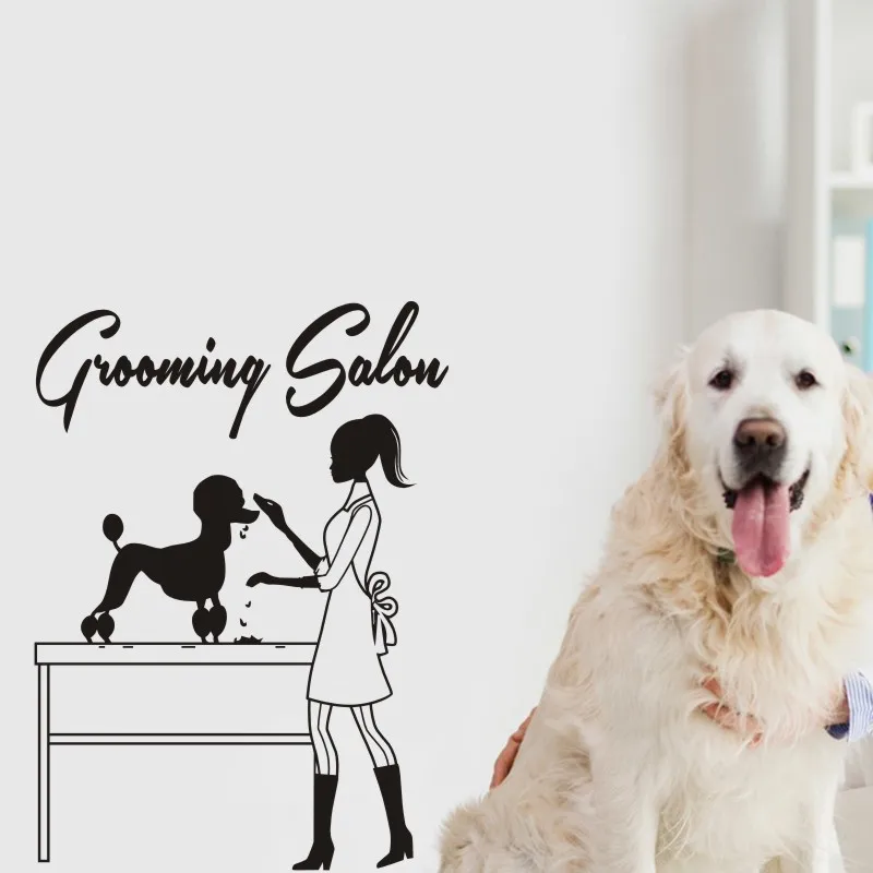 Grooming Dog Salon Decal Pet Shop Wall Sticker Posters Vinyl Art Decals Parede Decor Mural Pet Clinic Wall Sticker
Grooming Dog Salon Decal Pet Shop Wall Sticker Posters Vinyl Art Decals Parede Decor Mural Pet Clinic Wall Sticker