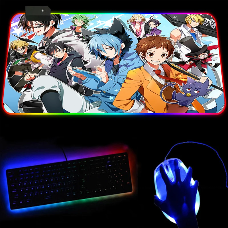 RGB Gaming Mouse Pad Anime Large RGB LED Color Lighting Light USB Wired Computer Pad
RGB Gaming Mouse Pad Anime Large RGB LED Color Lighting Light USB Wired Computer Pad