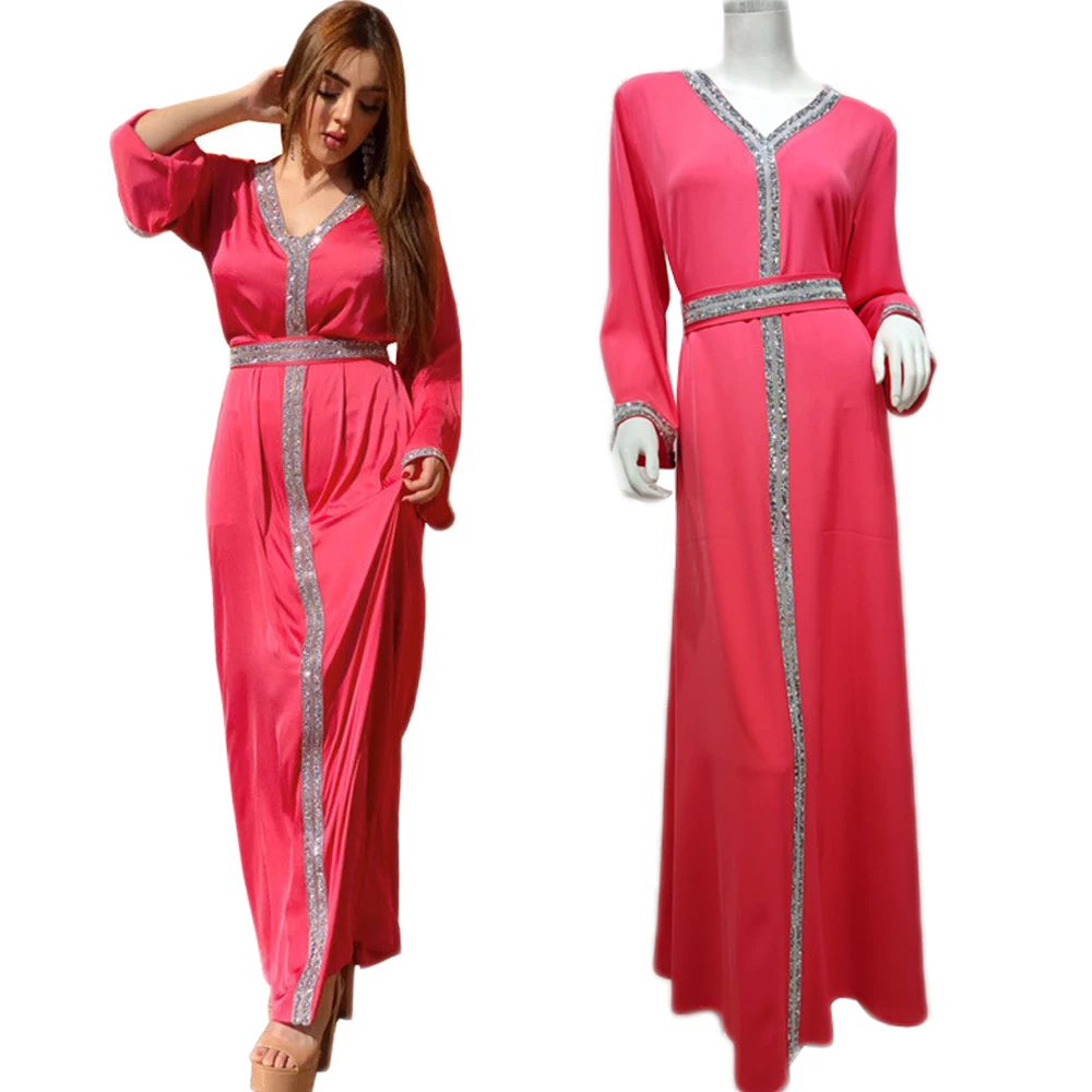 Women Luxury Long Dress Party Rhinestone Luxury Abaya Islamic Ramadan Muslim Arabic Maxi Robe Moroccan Dubai Caftan Ethnic Gown
Women Luxury Long Dress Party Rhinestone Luxury Abaya Islamic Ramadan Muslim Arabic Maxi Robe Moroccan Dubai Caftan Ethnic Gown