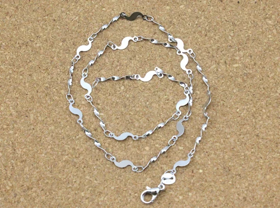 5pcs/lot Metal Copper Rolo Chains Bulk S Shape Charms Chain With Lobster Clasps Diy Necklace Jewelry Making Findings 
5pcs/lot Metal Copper Rolo Chains Bulk S Shape Charms Chain With Lobster Clasps Diy Necklace Jewelry Making Findings