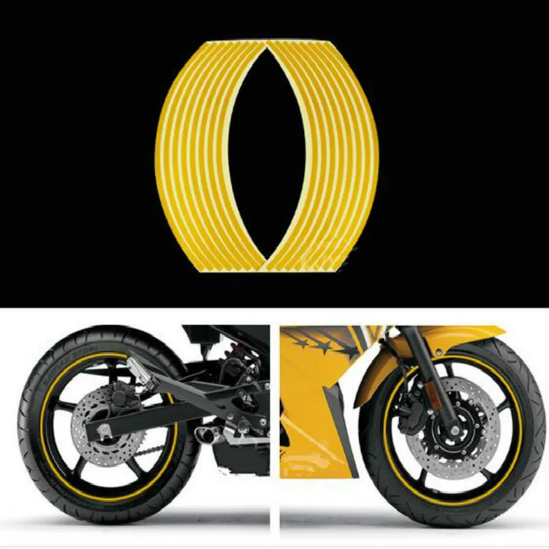 Strips Motorcycle Wheel Sticker Reflective Decals Rim Tape Bike Car Styling For TRIUMRH R RX HONDA CR80R 85R CRF150R
Strips Motorcycle Wheel Sticker Reflective Decals Rim Tape Bike Car Styling For TRIUMRH R RX HONDA CR80R 85R CRF150R