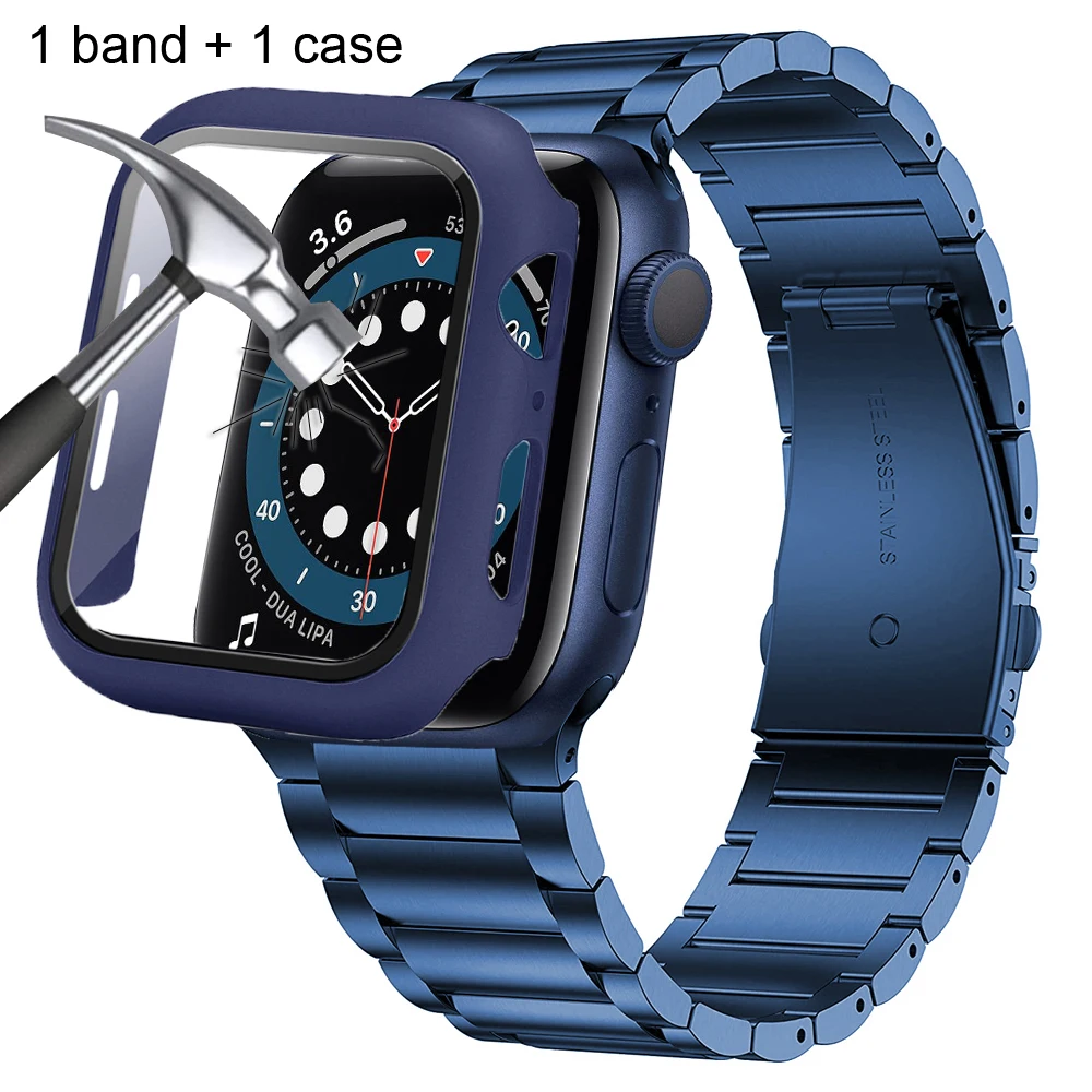 Ремешок для Apple Watch 6 Band + чехол 44 мм 40 мм Series 5 4 Se, защитный чехол из закаленного стекла для Iwatch 3 42 мм 38 мм Correa
Ремешок для Apple Watch 6 Band + чехол 44 мм 40 мм Series 5 4 Se, защитный чехол из закаленного стекла для Iwatch 3 42 мм 38 мм Correa