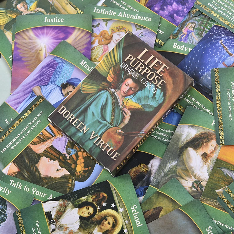 44PCS Tarot Cards Table Deck Board Game Life Purpose Oracle Cards For Fortune Telling Playing Card Games Entertainment
44PCS Tarot Cards Table Deck Board Game Life Purpose Oracle Cards For Fortune Telling Playing Card Games Entertainment