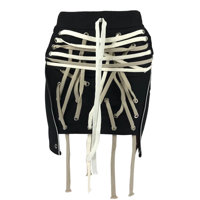 CHRONSTYLE Sexy Women Skirts 2021 New Fashion Drawstring Criss-cross Bottoms Summer Clubwear High Waist Asymmetrical Hem Skirts
CHRONSTYLE Sexy Women Skirts 2021 New Fashion Drawstring Criss-cross Bottoms Summer Clubwear High Waist Asymmetrical Hem Skirts