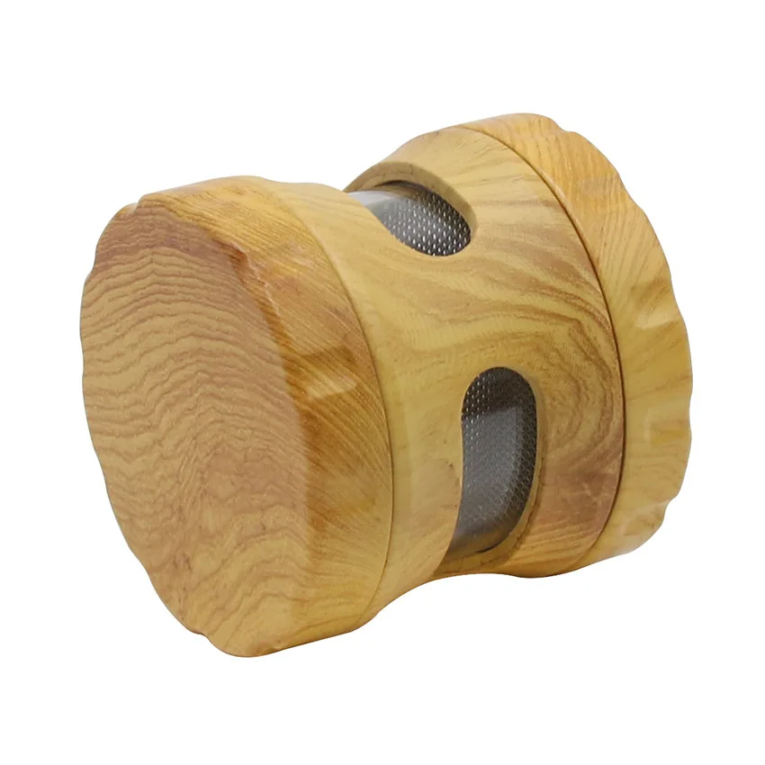 Portable Imitation Wood 63m Four-layer Zinc alloy Side Window Resin Smoke Grinder Herb Grass Grinder Smoking Accessories
Portable Imitation Wood 63m Four-layer Zinc alloy Side Window Resin Smoke Grinder Herb Grass Grinder Smoking Accessories