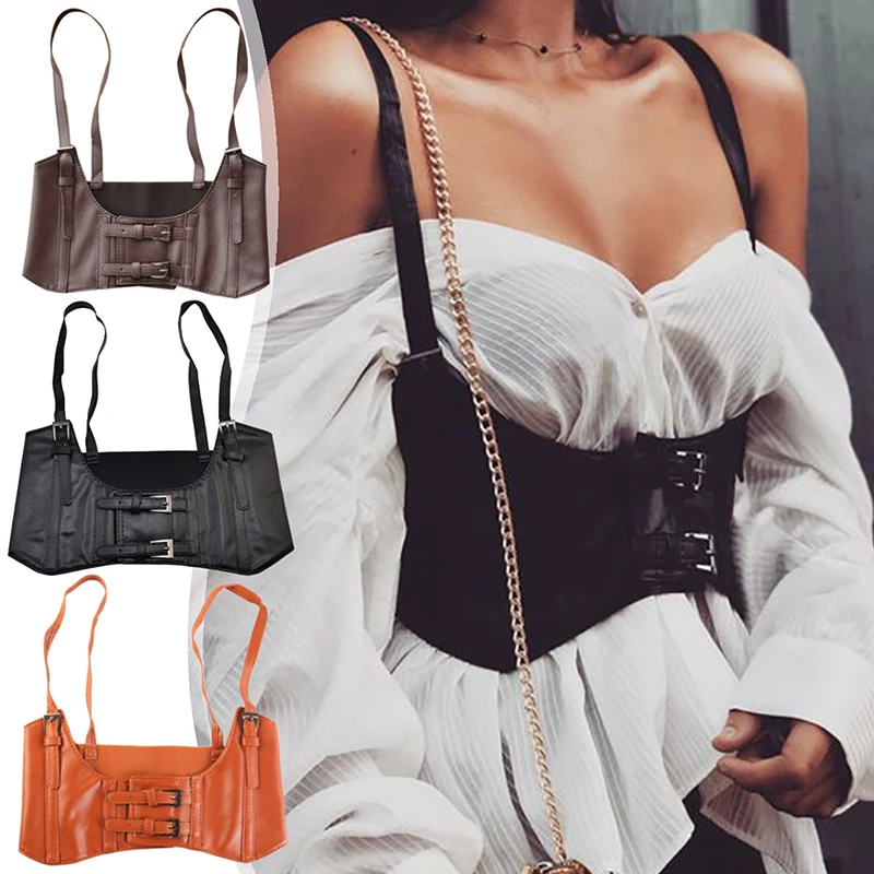 2021 Brand New Vintage Women'S Corset Vest Steampunk Harness Stretchy Waistcoat Wide Cincher With Buckle Cummerbunds
2021 Brand New Vintage Women'S Corset Vest Steampunk Harness Stretchy Waistcoat Wide Cincher With Buckle Cummerbunds
