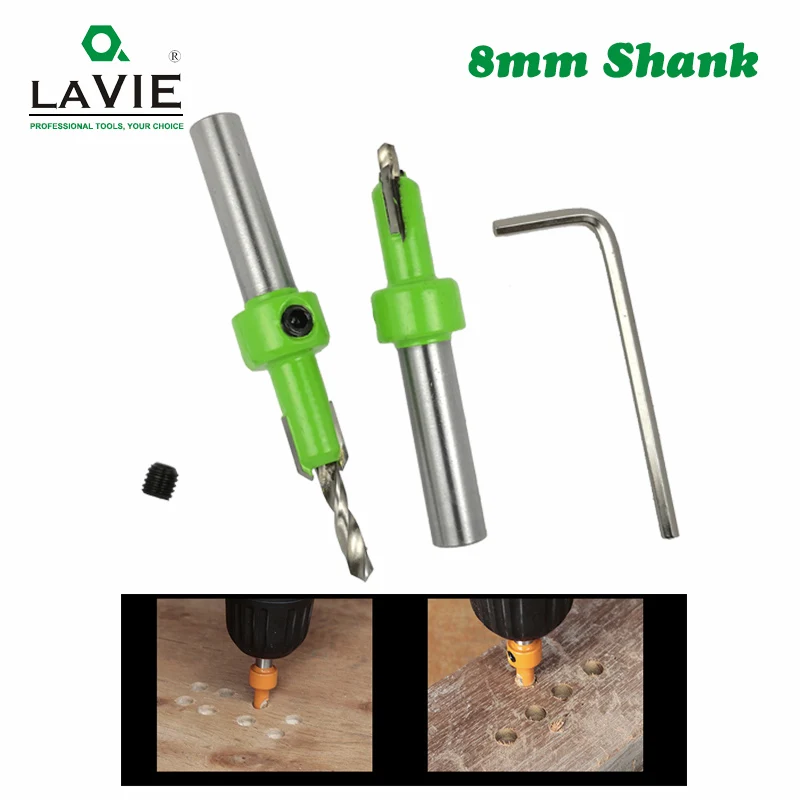 LAVIE 1pc 8mm Shank HSS Woodworking Ti Countersink Rounter Bit Screw Extractor Remon Demolition Wood Milling Cutter Bit MC02030
LAVIE 1pc 8mm Shank HSS Woodworking Ti Countersink Rounter Bit Screw Extractor Remon Demolition Wood Milling Cutter Bit MC02030