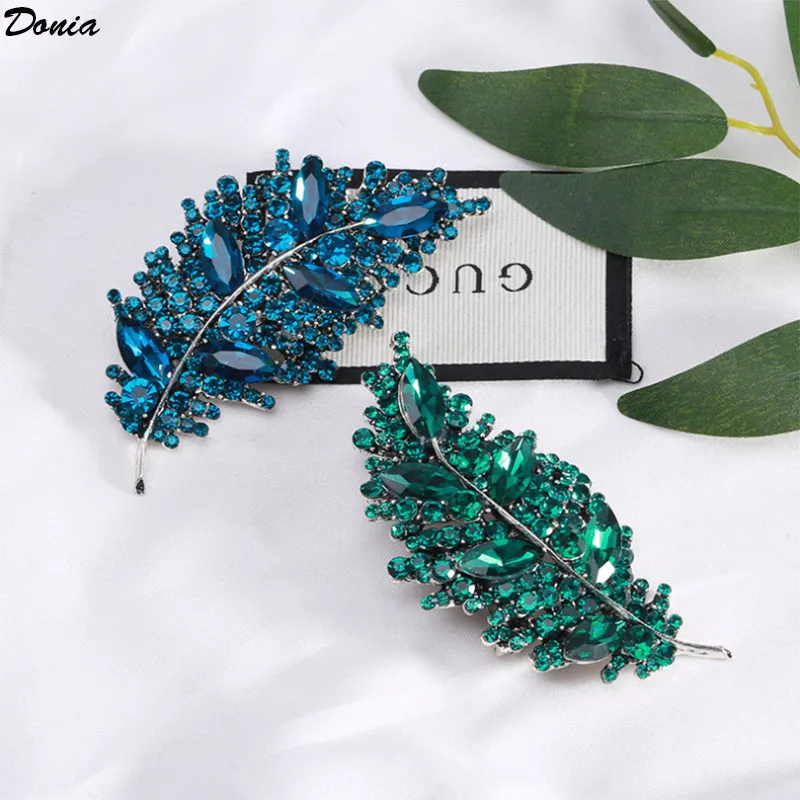 Donia jewelry Fashion new creative large glass leaf brooch luxury female silk scarf buckle jewelry pin birthday gift
Donia jewelry Fashion new creative large glass leaf brooch luxury female silk scarf buckle jewelry pin birthday gift