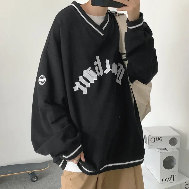 2021 Winter Hip Hop V-neck Letter Print oversized Hoodies women Fashion All-match oversized sweatshirt Men
2021 Winter Hip Hop V-neck Letter Print oversized Hoodies women Fashion All-match oversized sweatshirt Men