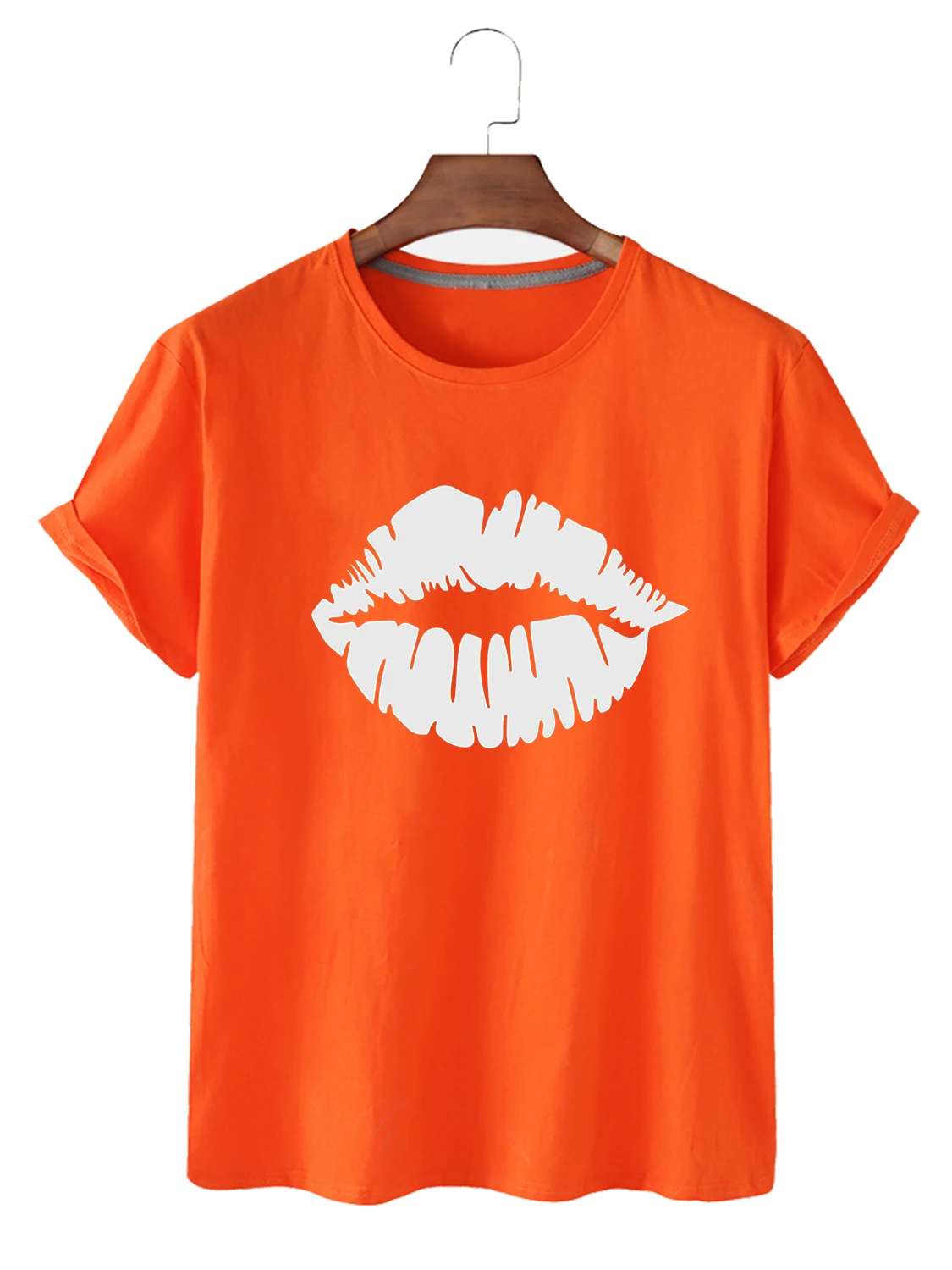 Women's Summer Short Sleeve Loose Tee Kawaii Lip Print Women's Fitness Short Sleeve Tee Fine Women's Summer Short Sleeve Tee
Women's Summer Short Sleeve Loose Tee Kawaii Lip Print Women's Fitness Short Sleeve Tee Fine Women's Summer Short Sleeve Tee