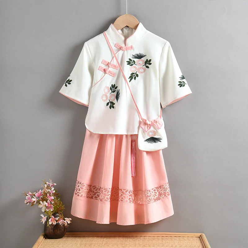 Girls' Hanfu, Summer Children's Chinese Style Tang Suit, Little Girl Princess Cotton and Linen Dress
Girls' Hanfu, Summer Children's Chinese Style Tang Suit, Little Girl Princess Cotton and Linen Dress