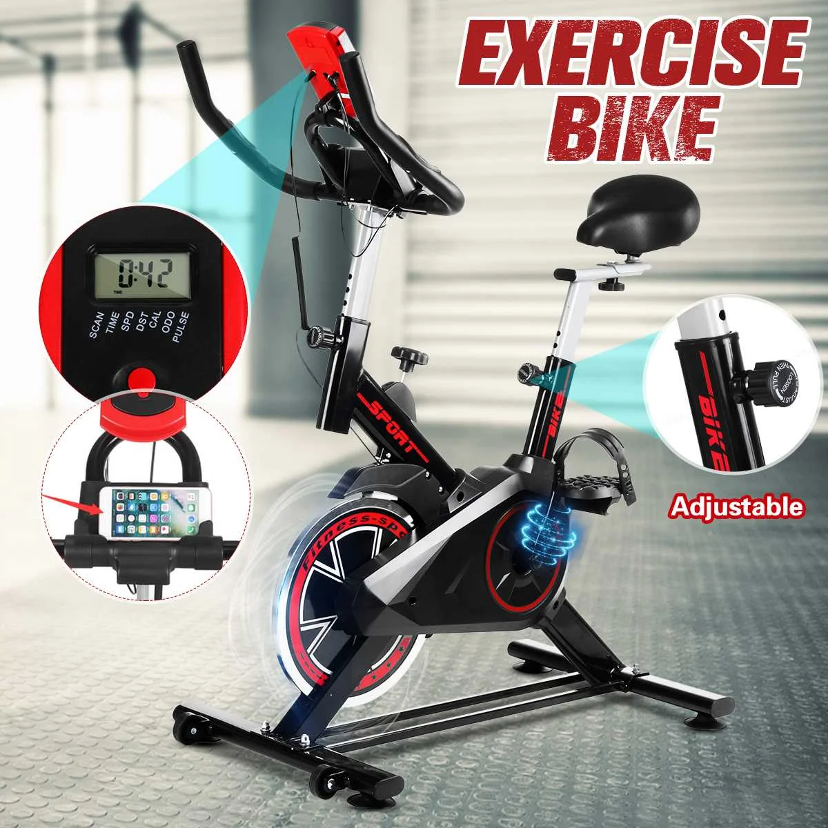 Exercise Bike Cardio Cycling Home Mute Indoor Cycling Weight Loss Machine Gym Training Bicycle Indoor Home Fitness Equipment
Exercise Bike Cardio Cycling Home Mute Indoor Cycling Weight Loss Machine Gym Training Bicycle Indoor Home Fitness Equipment