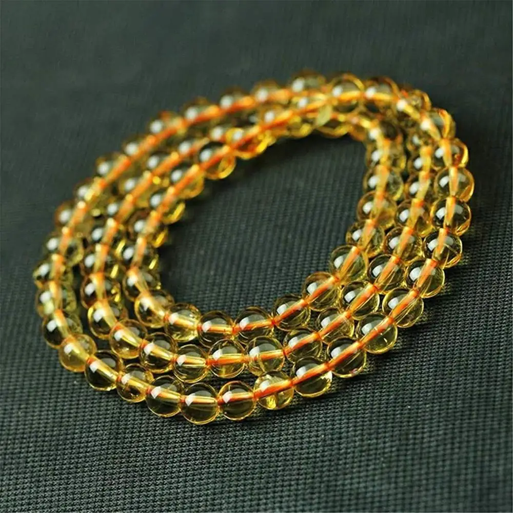 Top Natural Yellow Citrine Bracelet For Women Man Crystal Quartz 3 Laps Round Beads Gemstone Stretch Jewelry AAAAA 5mm 6mm 7mm
Top Natural Yellow Citrine Bracelet For Women Man Crystal Quartz 3 Laps Round Beads Gemstone Stretch Jewelry AAAAA 5mm 6mm 7mm
