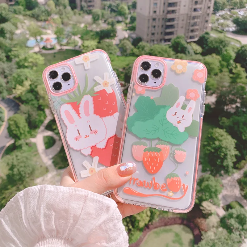 Creative Cartoon Cute Rabbit IPhone11ProMax/12Mini/XR/XS/X/8/7 Anti-drop Silicone Transparent Couple Mobile Phone Case Wholesale
Creative Cartoon Cute Rabbit IPhone11ProMax/12Mini/XR/XS/X/8/7 Anti-drop Silicone Transparent Couple Mobile Phone Case Wholesale
