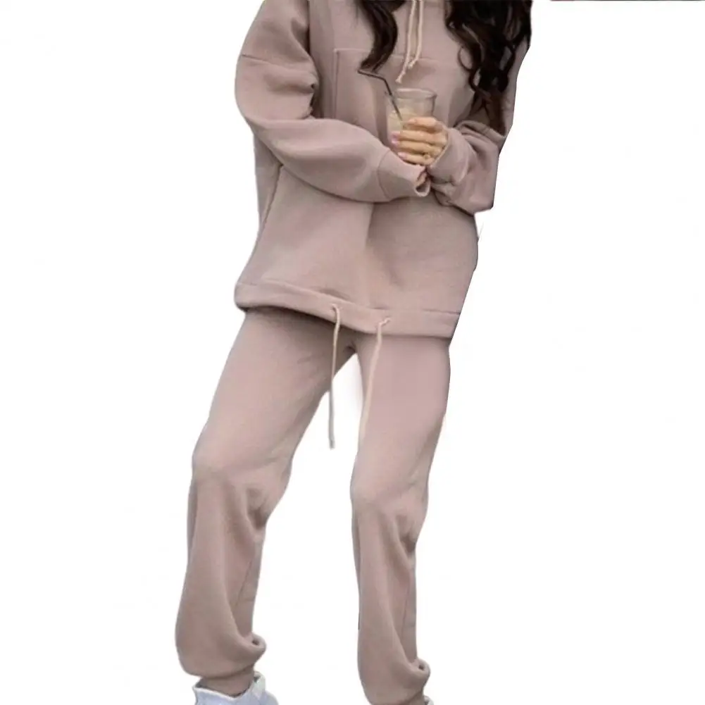 Winter Women pants suit Warm Long Sleeve Pocket Loose Hoodie Sweatshirt Pants Suit Fashion
Winter Women pants suit Warm Long Sleeve Pocket Loose Hoodie Sweatshirt Pants Suit Fashion