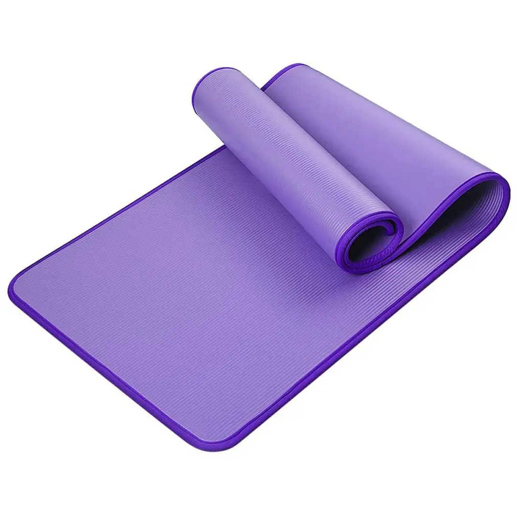 

Коврик для йоги Nbr, нескользящий утолщенный коврик для фитнеса, влагопоглощающий пот, водонепроницаемый спортивный коврик, для тренировок, ...